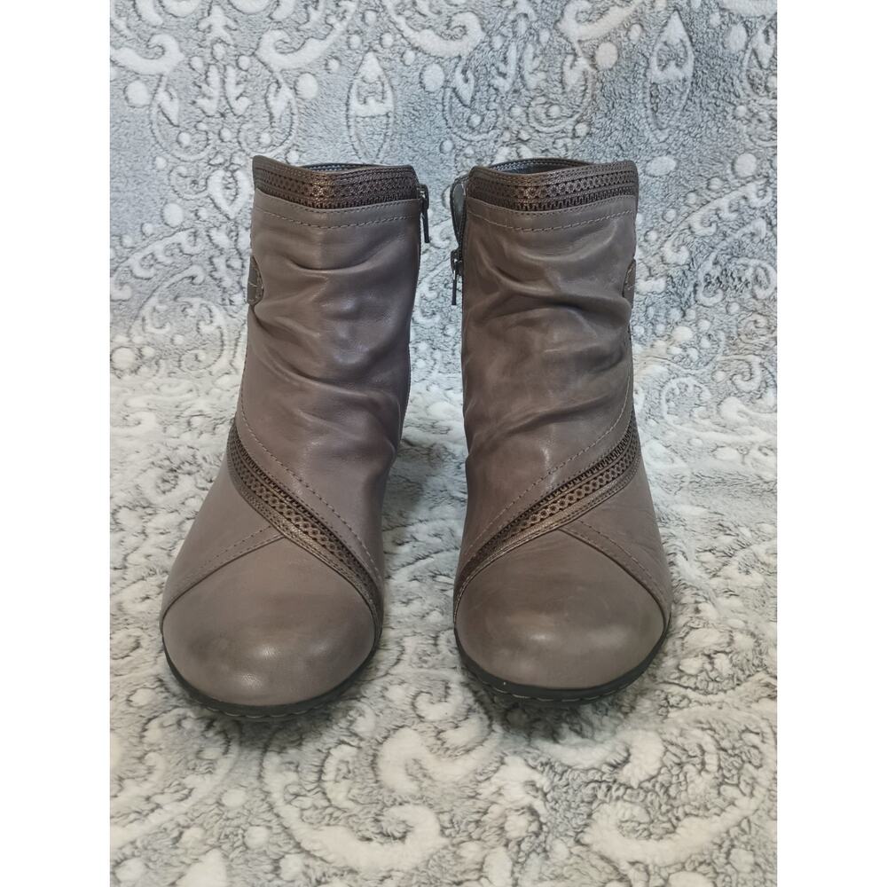 Rockport Cob Hill Leather Ankle Boots Women's Size 10